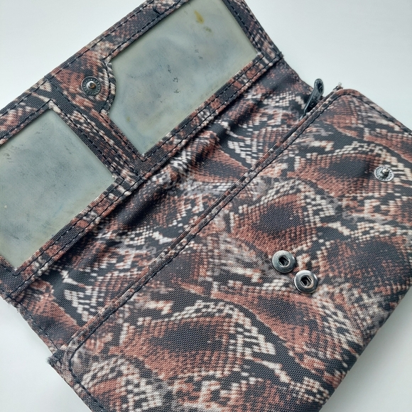 Kipling Long Wallet Animal Print Checkbook holder (Bag C) - Picture 3 of 5